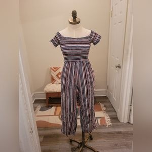 Off the shoulder jumpsuit